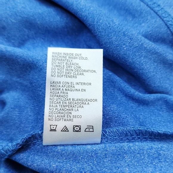 WEATHERPROOF LONG SLEVES RASHGUARD, BLUE, MEDIUM, UPF 50+ - Picture 10 of 12